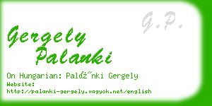 gergely palanki business card